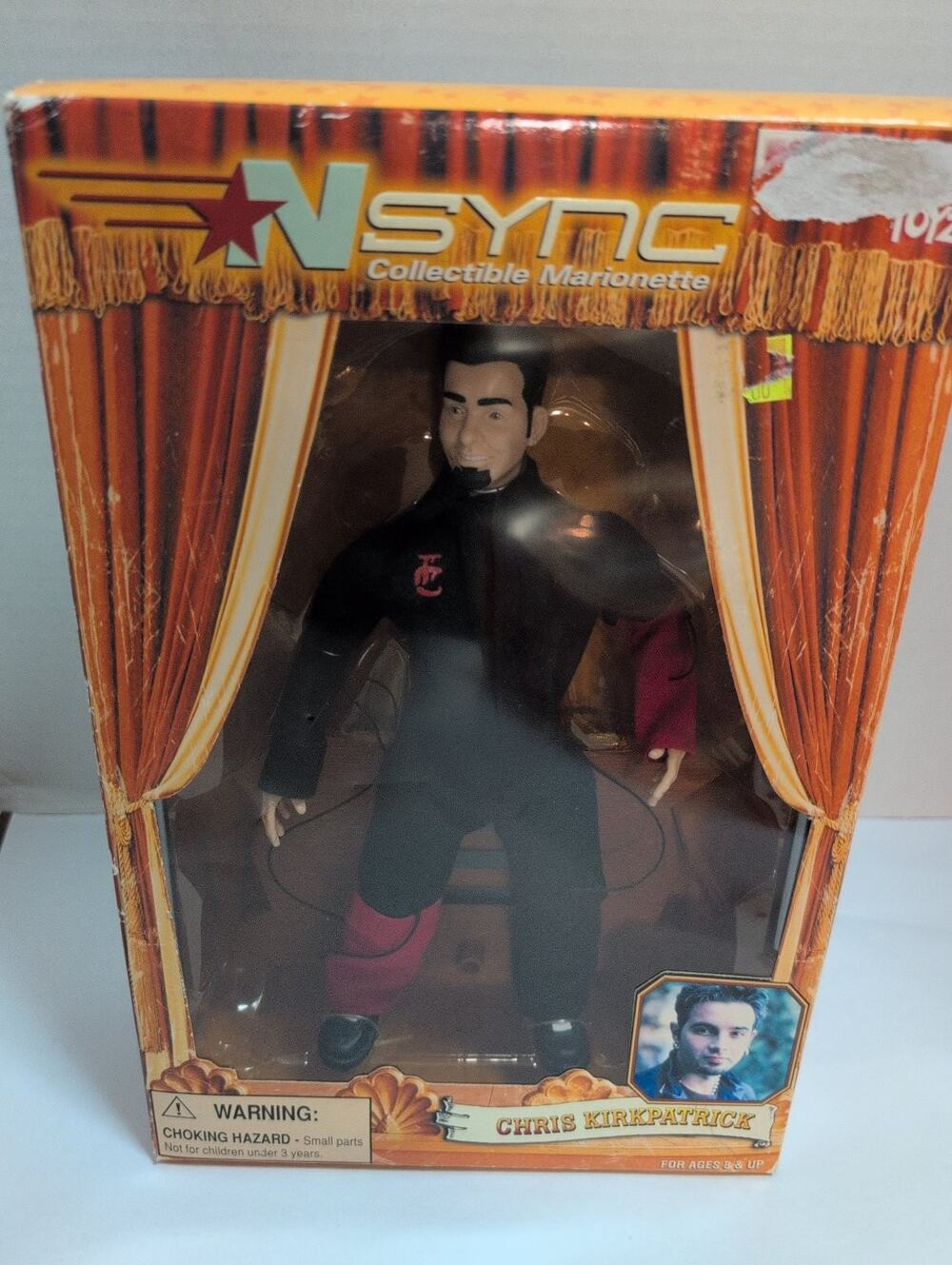 N Sync Chris Kirkpatrick Collectible Marionette Action Figure Living Toyz